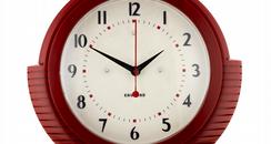 HomeSense retro wall clock