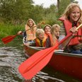 family canoeing