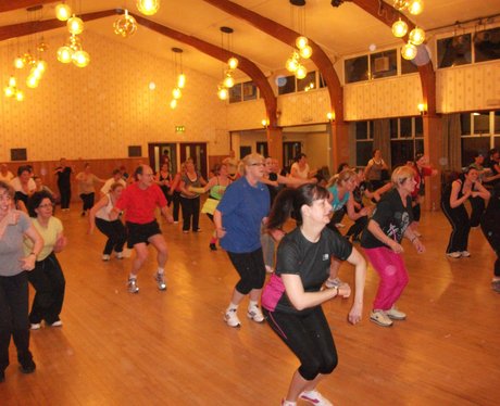 Heart hijacks Claire's Zumba class in Wrexham