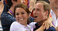 Kate Middleton and Prince William at the Olympics