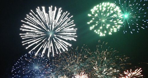 Firework Display in Pirton, Hertfordshire.