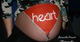Baby Bump Painting on Heart Breakfast
