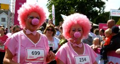 Northampton Race for Life Walkers Joggers and Runn
