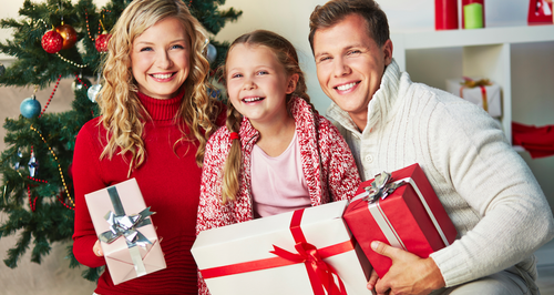 Family at Christmas
