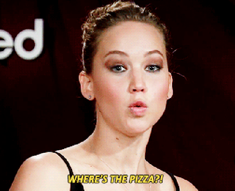 Jennifer Lawrence Eating Food