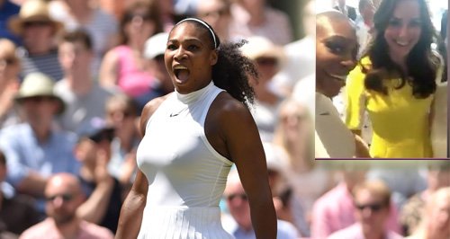 Serena Williams and Kate MIddleton