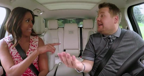 Michelle Obama and James Corden Carpool Karaoke