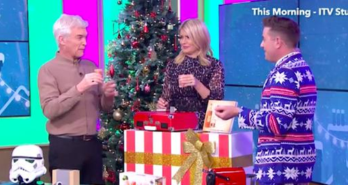 Holly Willoughby and Philip Schofield shots