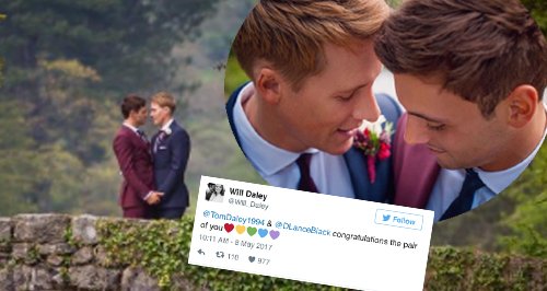 Tom Daley wedding Letter Canvas